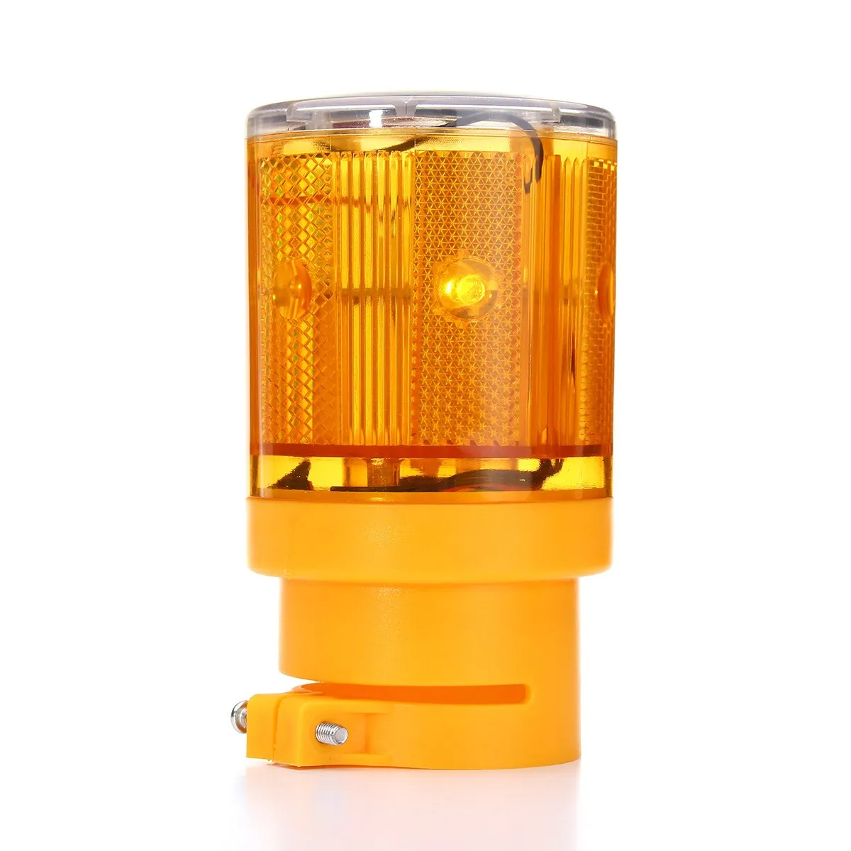 Solar Power Warning Lights Safety Road Traffic Flicker Beacon Lamp