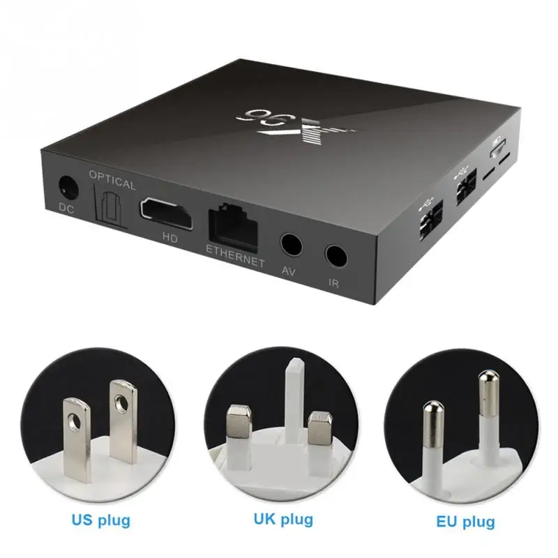 

High Quality TV BOX Cable Media Player 2GB 16GB WIFI 1GB 8GB Set-top Case X96 Android 6.0 TV BOX