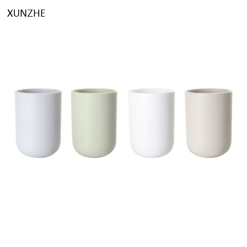 XUNZHE 1 шт. модная укороченная мыть полоскание чашка Пластик стакана воды Портативный пары Зубная щётка чашки бытовые Аксессуары для ванной комнаты