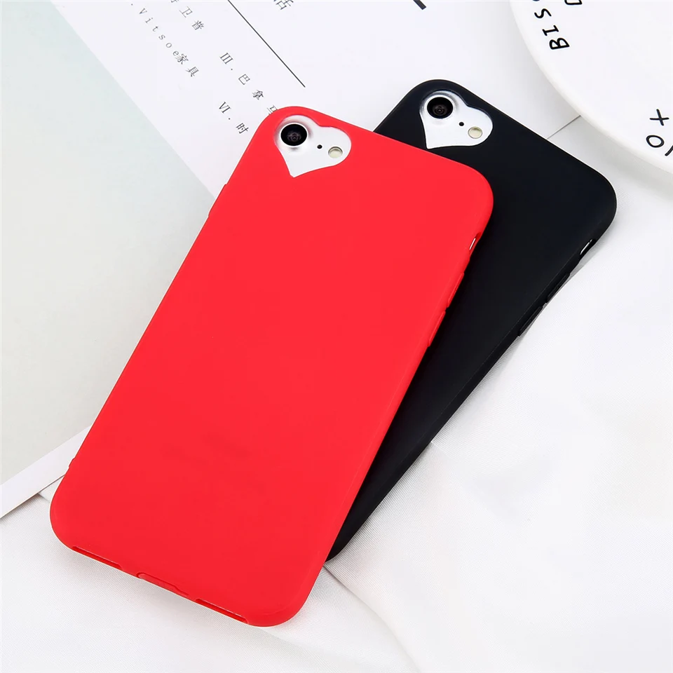 

Luxury Soft Back Matte Color Case For iPhone 7 8 6 6S Plus Case Shockproof TPU Silicone Back Cover For iPhone 5 5s SE Capa Coque