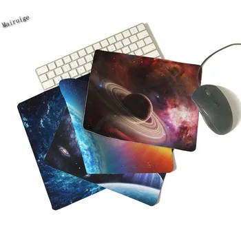 

Mairuige Colorful Space Rectangle Game 180X220X2MM 250X290X2MM Computer Mouse Pad No Overlock Edge Mat As Gift