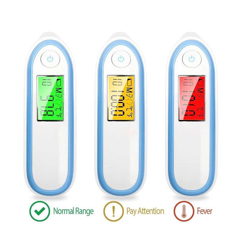 

LCD Digital Thermometer Infrared Forehead Ear Temperature Meter Baby Adult Body IR Termometer