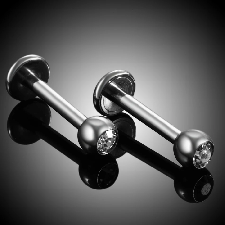 Tragus Piercings Labret Stud Lip Rings Helix Piercing Ear Cartilage Earring Body Jewelry 1PC 14G 16G ASTM-F136 Titanium piercing jewelry,body piercing earrings,ear piercing jewelry,metal jewelry,body piercing jewelry,body jewelry
