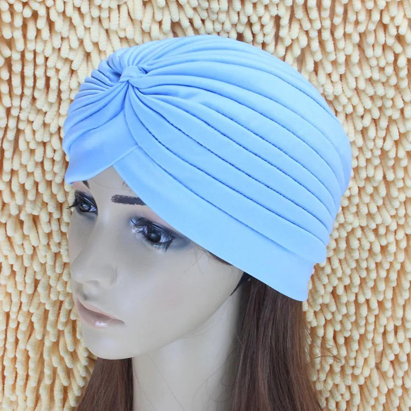 Women Winter Autumn Warm Hat European Female Beanie Cap High Stretch Turban Girls Fashion Indian style Head Hats Warmer CP0085 (4)