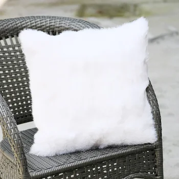 

CX-D-05J Chinese Cheap Design Genuine Rabbit Fur Pillow Cover For Pillow