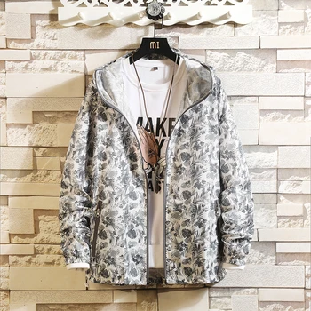 

New 2019 Casual Men's Jackets Waterproof Spring Hooded Coats Men Outerwear Casual Brand Male Clothing Plus Size s-3XL