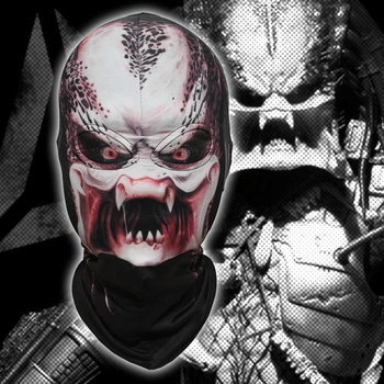 

New Predator Balaclava Mask Cosplay Face Hood Halloween CS Biker
