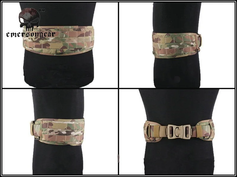 EMERSON LBT1647B Стиль ремень с крючком Airsoft Пейнтбольная Wargame Мультикам EM9012Waist Поддержка