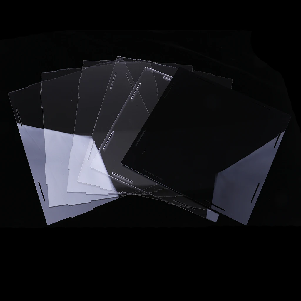 Clear Jewelry Acrylic Display Show Box Case Dustproof Tray Stand Cube - 25cm
