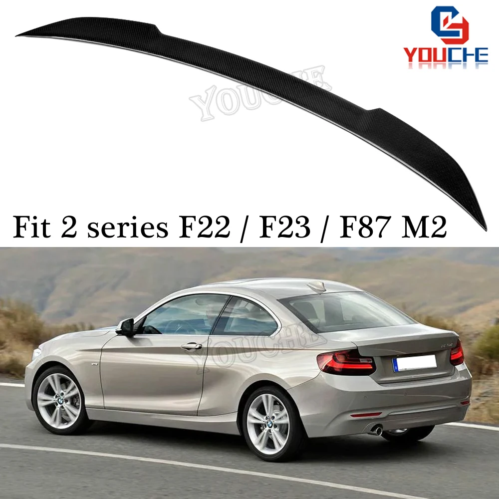 F22 F23 крыло заднего спойлера из углеродного волокна для BMW 2 серии F87 M2 дверный купе