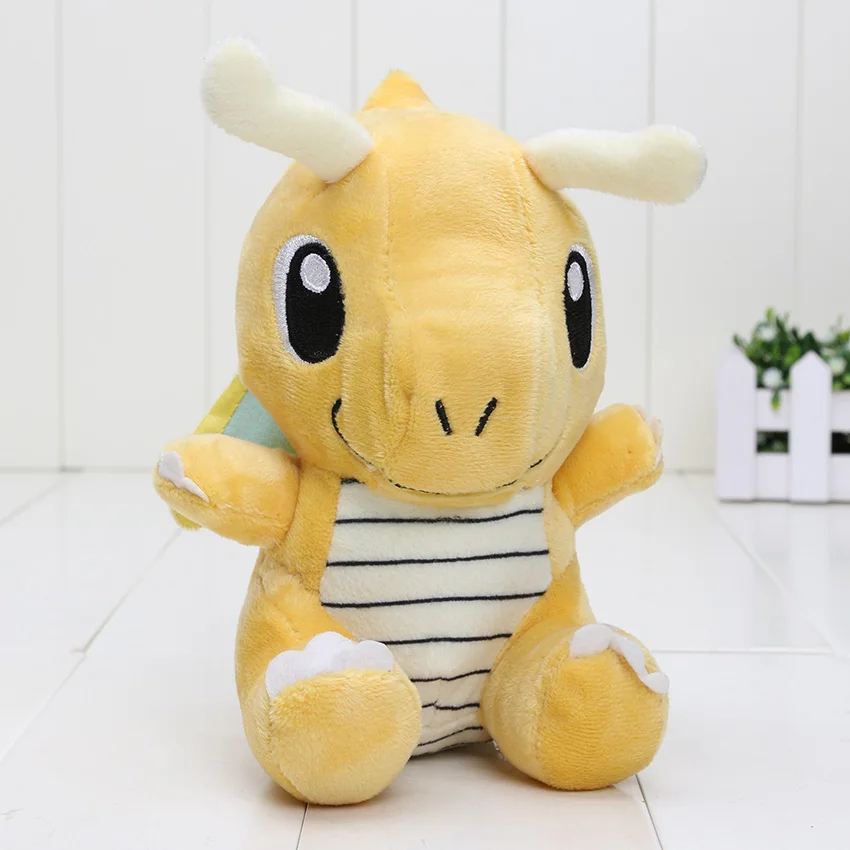 16 шт./лот, милая кукла Charmander Cubone Mudkip Clefairy Raichu Dragonite Chikorita, плюшевые игрушки, мягкие куклы, детские игрушки