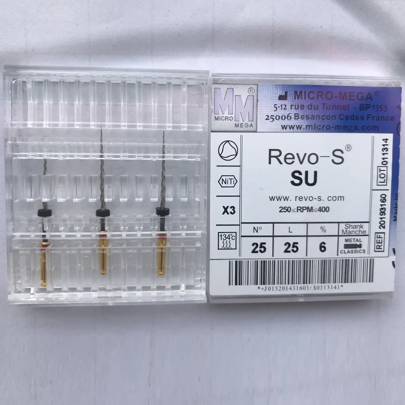 Стоматологический материал Эндодонтический Revo-S файлы корневая канель RS 21 мм и 25