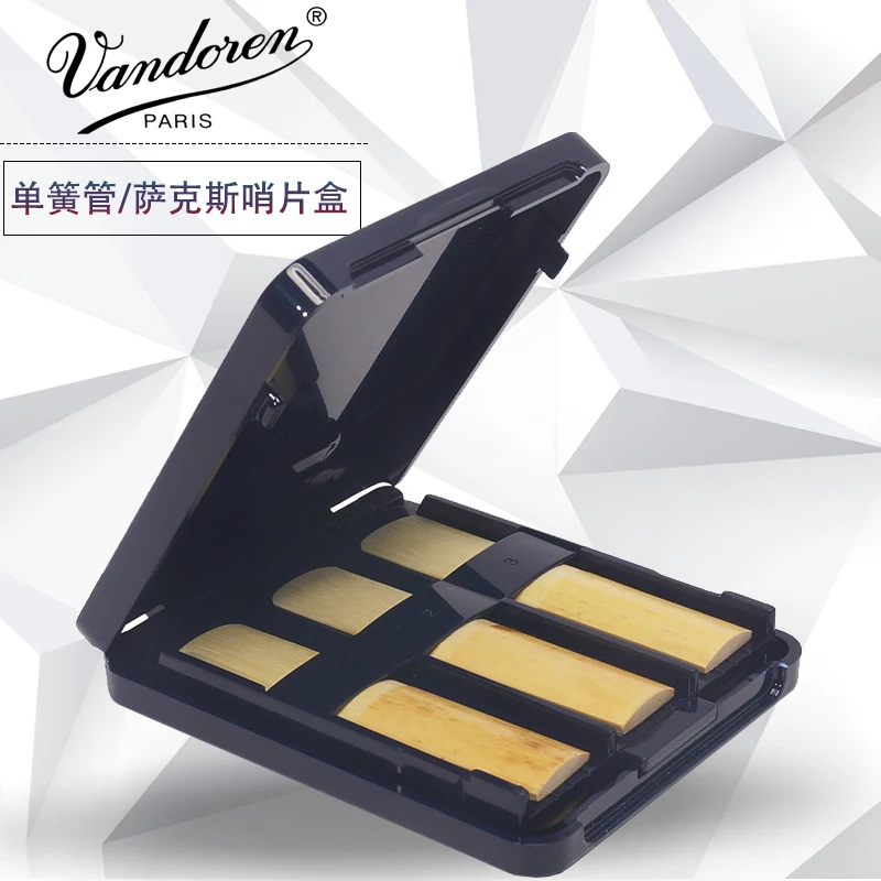 Франция Vandoren reeds box Eb alto Bb сопрано саксофон трости для кларнета generic reed box(нет камыша в коробке