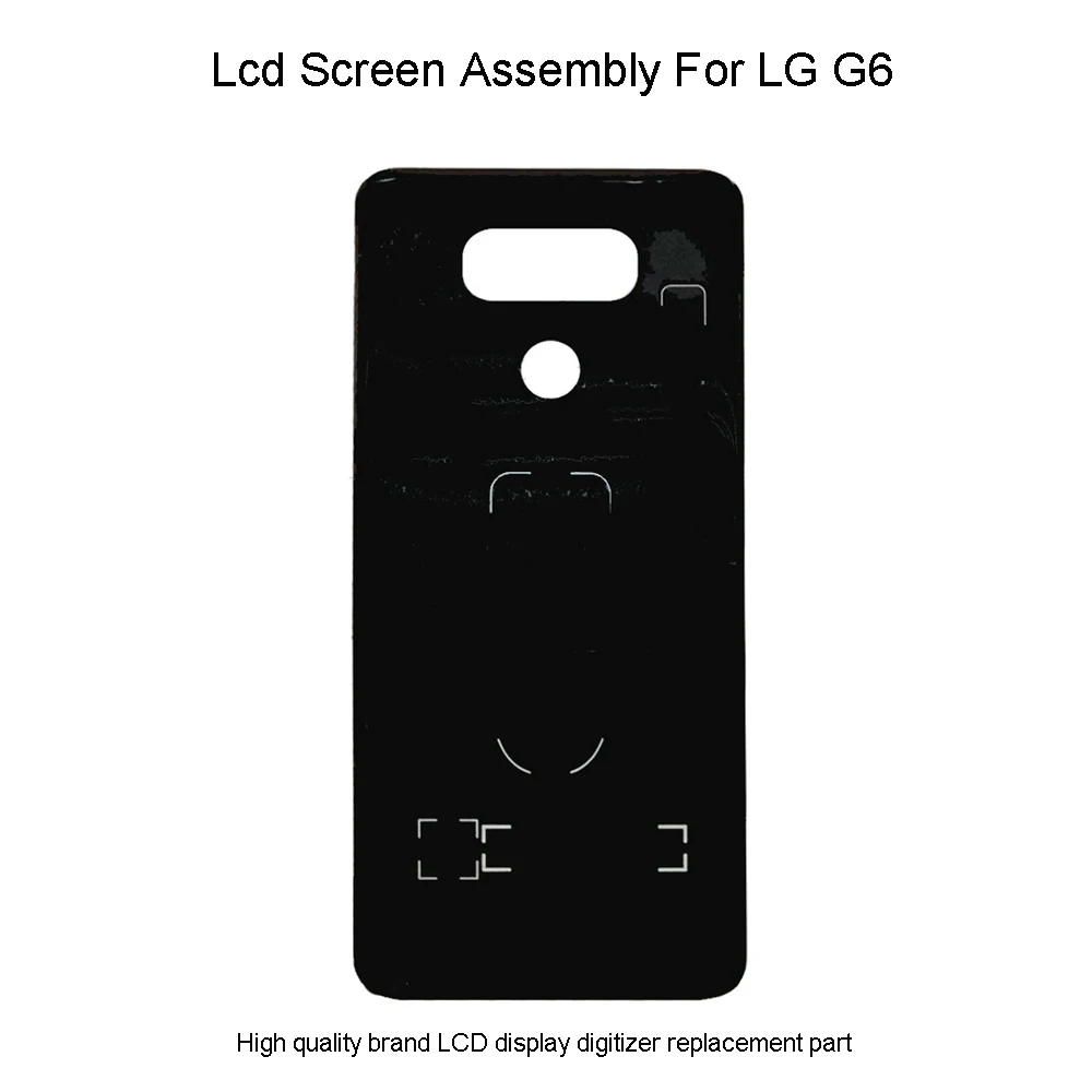 

New Real cover For LG G6 Back Glass Battery Cover Rear Housing Door Case For LG G6 LS993 US997 VS998 Back Panel Replacement