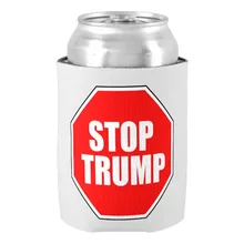 Stylish Fantastic Customizable “STOP TRUMP” CAN COOLER Chic Personalized Beer Insulators Holders Home Family Members Supplies