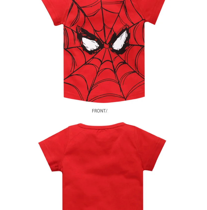 INPEPNOW, коллекция года, футболка с человеком-пауком футболка для мальчиков детская футболка с рисунком футболки с блёстками для девочек и мальчиков, Детская футболка, одежда для детей