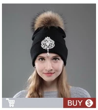 Новинка, женская зимняя шапка с натуральным мехом норки, помпон, красивый дизайн, популярные женские зимние шапочки