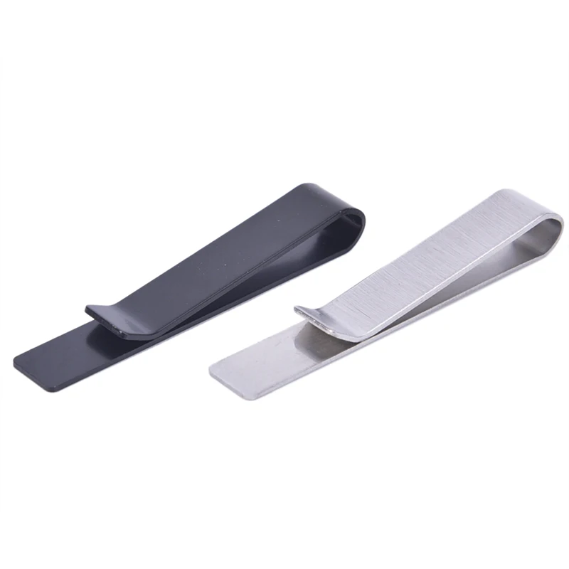 

New Metal Silver And Black Tie Clip For Men Wedding Necktie Tie Clasp Clip Gentleman Tie Bar Tie Pin For Mens Accessories