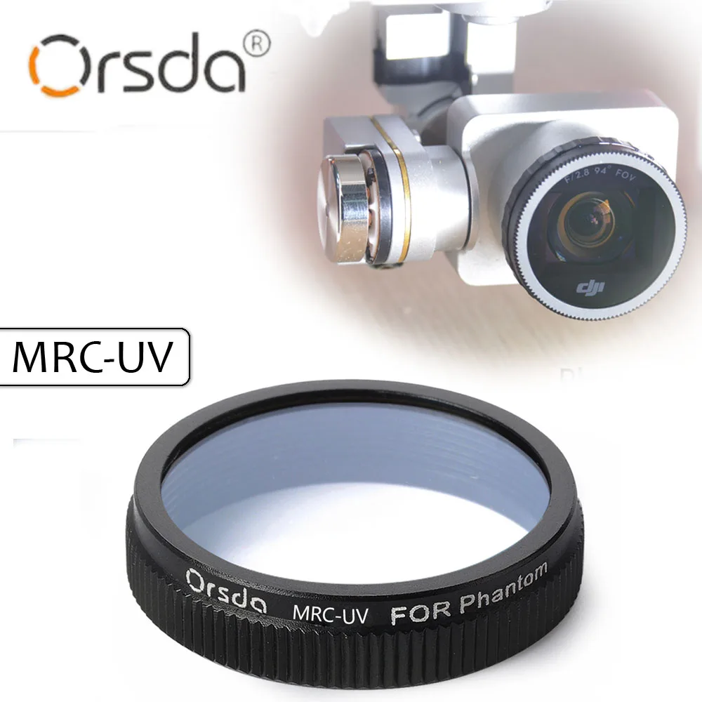 

Orsda MRC-UV UAV Filter for DJI phantom 4 phantom 3 for Gimbal Camera Ultraviolet Filter UAV Quadcopter drone parts accessories