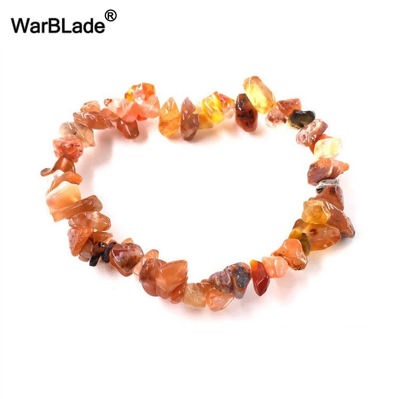 Женский браслет с драгоценным камнем WarBLade нестандартный и кристаллами Самородок