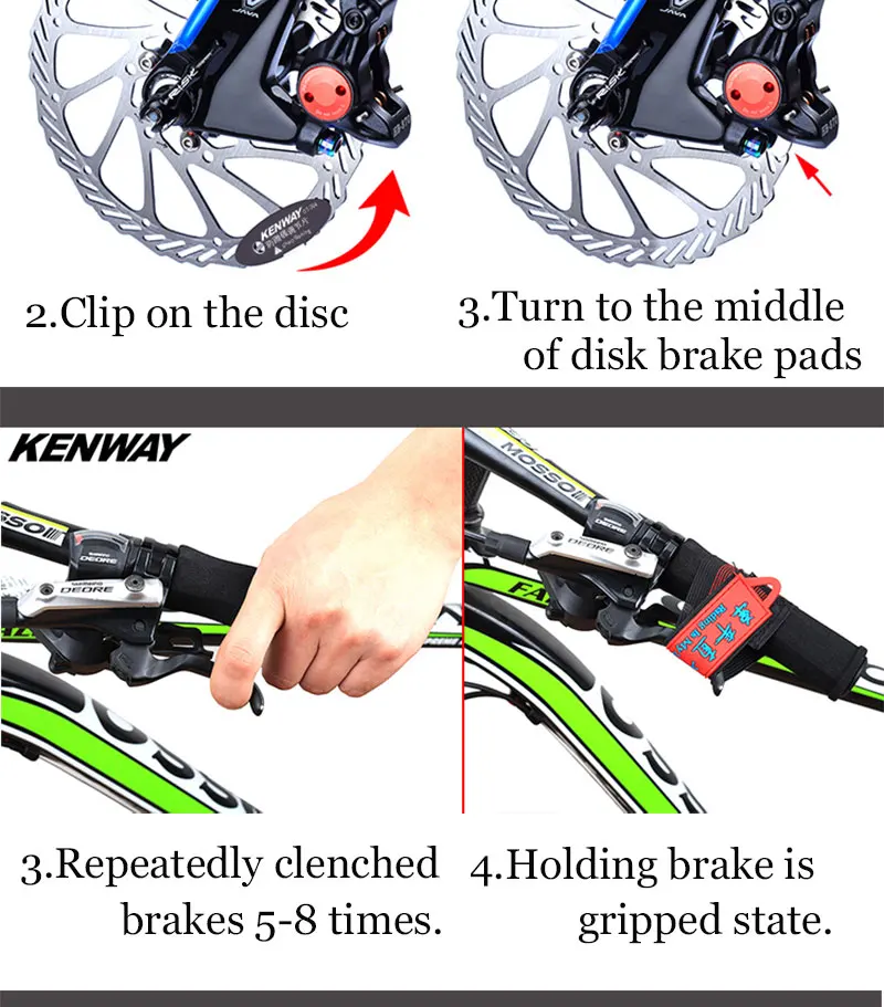 2 шт. Kenway, дисковые Тормозные колодки для горного велосипеда, регулятор, крепление для велосипеда, помощник для регулировки инструментов, тормозные колодки, набор для ремонта велосипеда