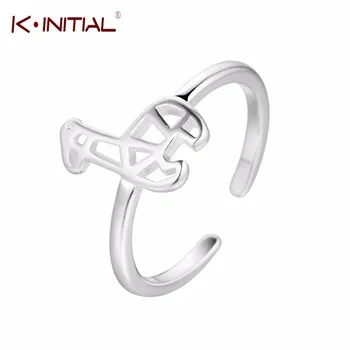 Kinitial 1Pcs 925 Sterling Silver Deer Open Ring Giraffe Rings For Women Fashion Girls Christmas Gifts Sterling-silver-jewelry