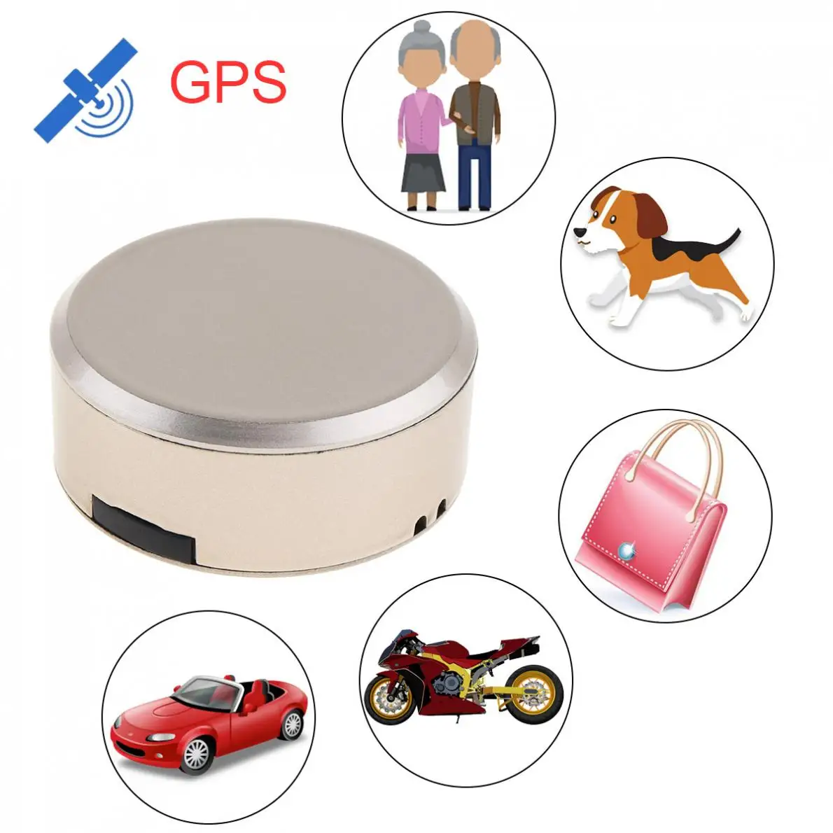  Mini Anti Verloren Anti Diebstahl GPS Tracker Locator mit Google Karte SOS Alarm GSM GPRS Tracker f