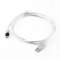 1 шт. iEEE 1394 4 Pin Для iLink кабель-адаптер 5ft USB к Firewire Горячая всему миру Прямая доставка