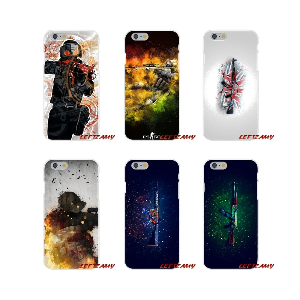 

Accessories Phone Cases Covers For iPhone X XR XS MAX 4 4S 5 5S 5C SE 6 6S 7 8 Plus ipod touch 5 6 cs go gun game On