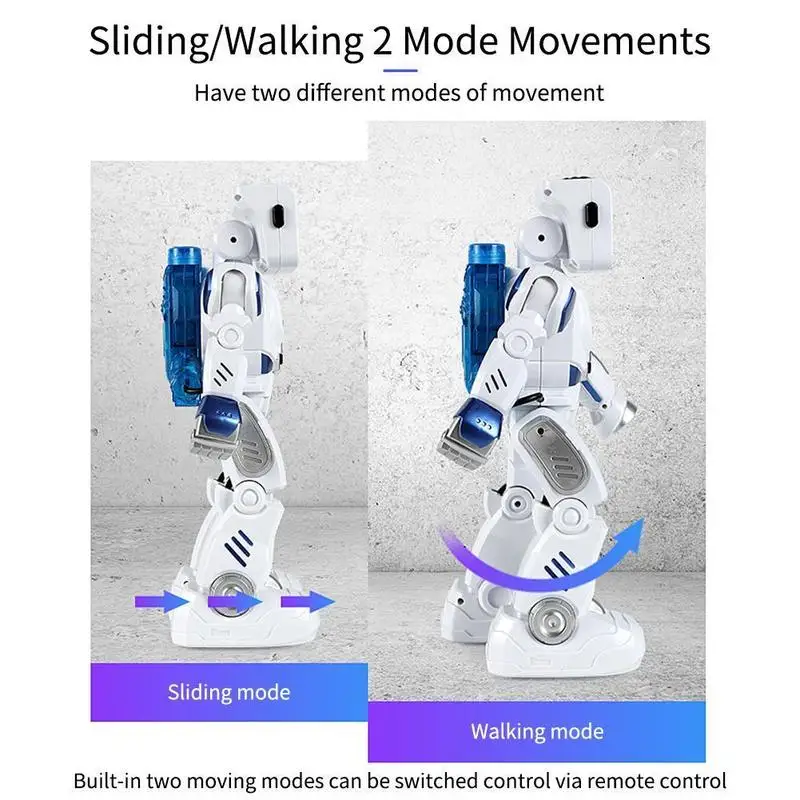 RC Robot With English Music Water Driving Dancing Intelligent Remote Control Action Figures Toys For Kids Children