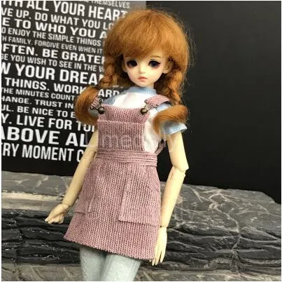 Новая мода 1 шт Вельветовая юбка на бретелях платье для Blyth, Momoko, Obistu, кукла azone одежда 1/6 аксессуары для кукол