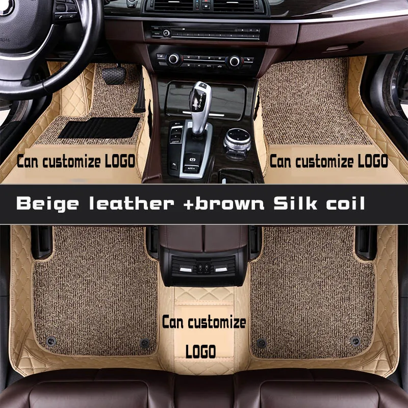 

Custom Car foot Mats Luxury Floor Mats For Fiat All Models 500 500L 2007-2014 punto Bravo
