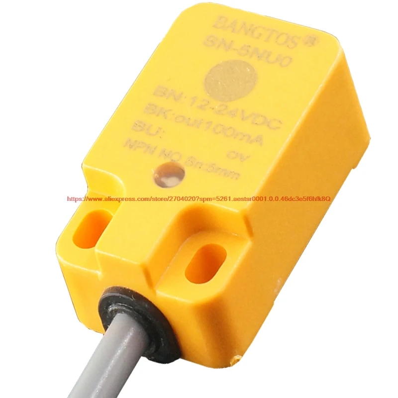 SN 5NUO three wire proximity switch NPN normally open metal sensor 24Vin Sensors & Switches