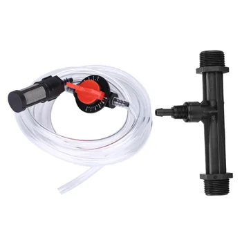 

Garden Irrigation Fertilizer With Filter Suction Tube Kit Injector Garden Fertilization Tool For Liquid Fertilizer Injection