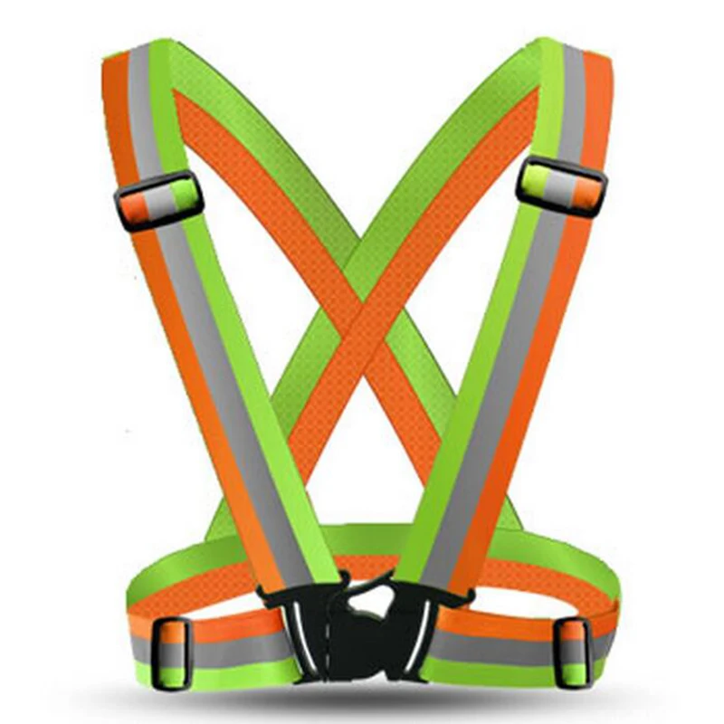 High Reflective Safety Vest belt high visibility Security Reflective elasticated Strips waistcoat belt for bicycle jog running High Reflective Safety Vest belt high visibility Security Reflective elasticated Strips waistcoat belt for bicycle jog running