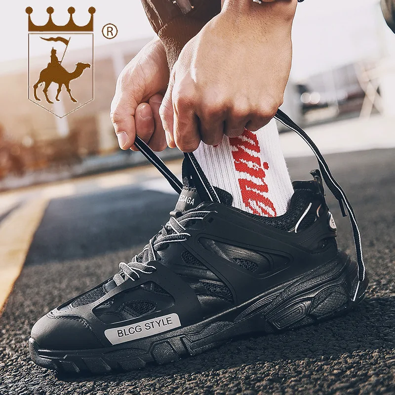 

BACKCAMEL2019 spring new thick bottom breathable fashion color matching wild lightweight sweat-absorbent wearSIZE39-44