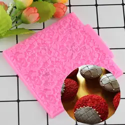 Розы цветок кружева силиконовые формы шоколад свадьба DIY помадка выпечки Торт украшения инструменты Сахар ремесло формы