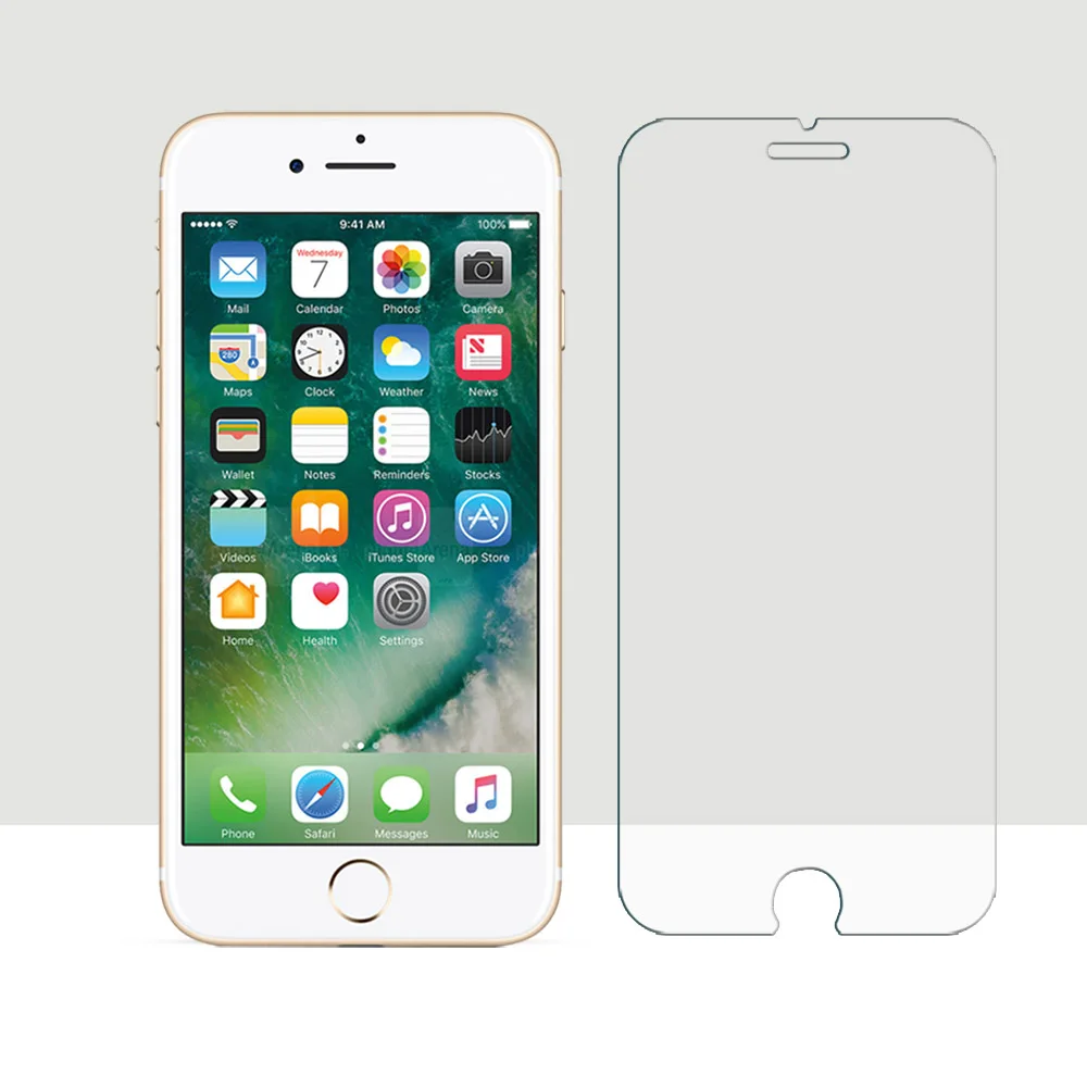 

HD Clear Tempered Glass Protective Film For iphone 7 iphone 8 Screen Protector for iphone 8 iphone 7 iphone7 2.5D Curved 0.2mm