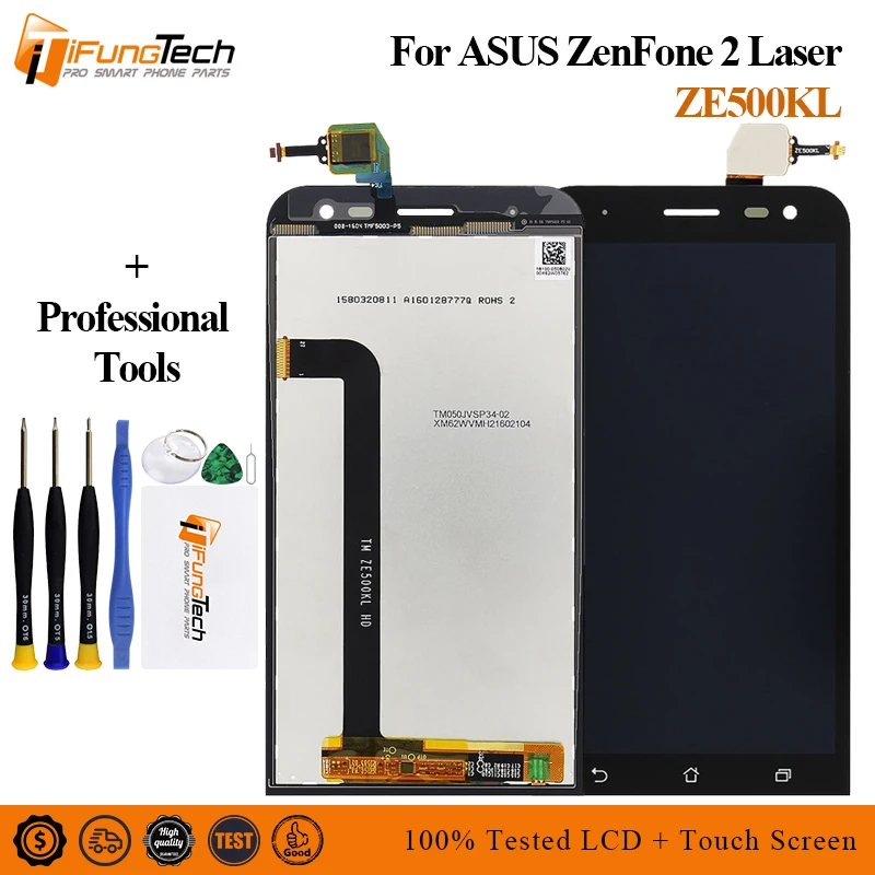 

Free Ship 5.0" LCD For ASUS Zenfone 2 Laser ZE500KL LCD Display Touch Screen with Frame Digitizer Assembly For ASUS ZE500KL LCD