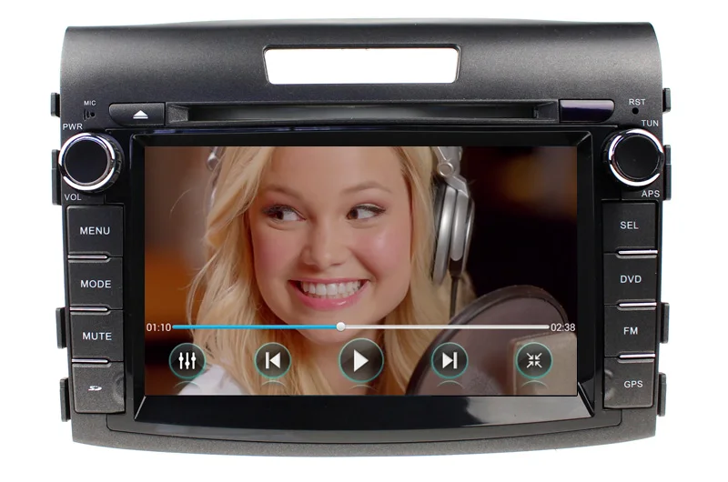 Clearance 1024*600 Android 5.1 CAR DVD player FOR HONDA CRV (2012-2014) car audio stereo Multimedia GPS BT Mirror Link WIFI 3G MAP 7