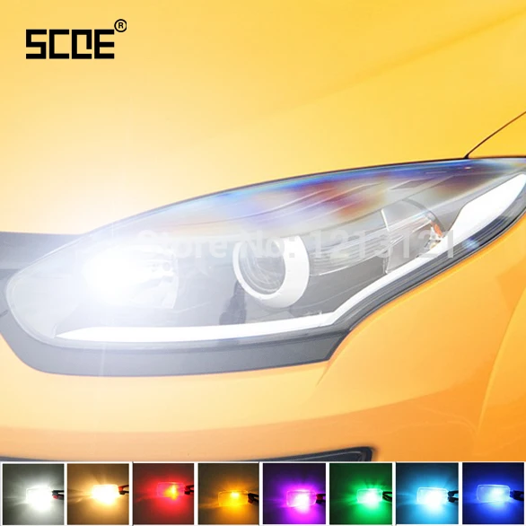 

SCOE Car Styling 2x6SMD LED Bulb Clearance Light Lamp Bulb Source Front Side Marker Light For Renault Megane T10 168 196 2825
