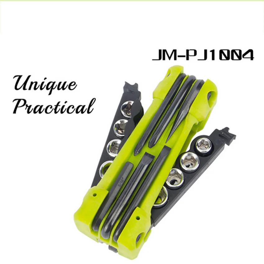

JZKEMY 17 In 1 Outdoor Folding Combination Tools Hex Key+Screwdriver+Knife+Bottle Opener Multificationm Hunting Tool Sets NEW
