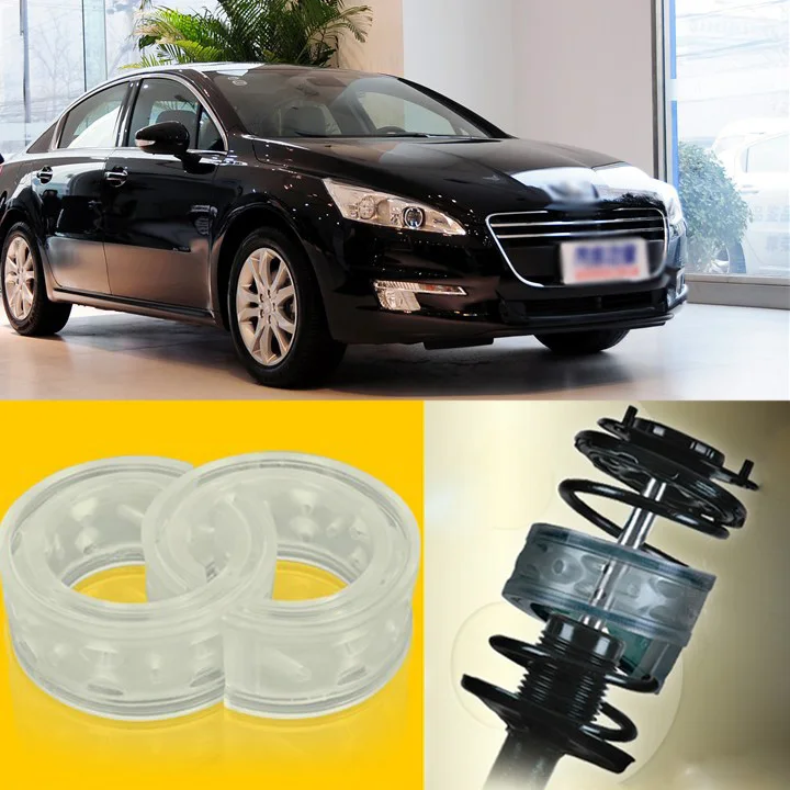 

2pcs Power Front /Rear Shock Suspension Cushion Buffer Spring Bumper For Peugeot 508