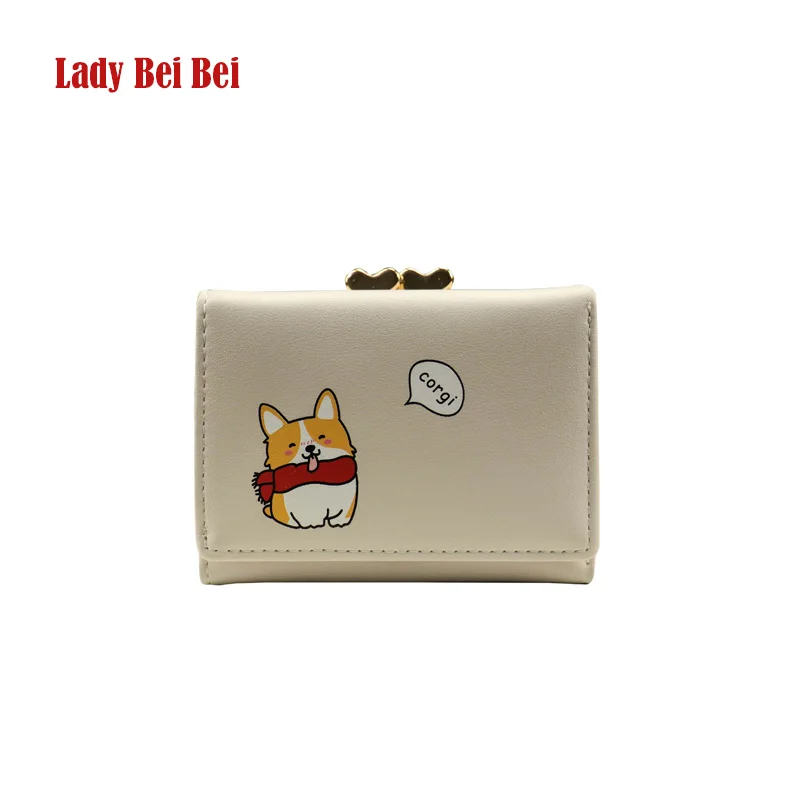 

Female Wallet Carteras Coin Wallet Famous Brand Coins with A Secret Cute Purse dog Wallet for Girls Anime Purse Luxury Design