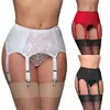Vintage High Waist Garter Belt Mesh Suspender Belt 6 Straps Garter Belt for Thong Stocking S-XXL (NO stocking and Panties) ► Photo 1/6