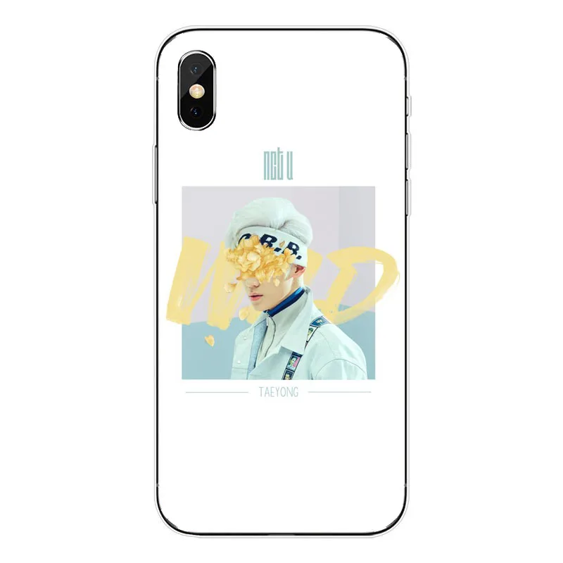 NCT 127 Kpop grupo Menino Мягкий ТПУ чехол для телефона для iphone X XR XS MAX 8 7 6 PLUS 5 KPOP K.A.R.D MONSTA X NCT 127 - Цвет: TPU