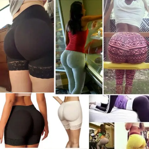 

HOT Ladies Lace Hight Waist Padded Bum Panties Underpants Enhancer Shaper Butt Lifter Booty Boyshorts Underwear Shapewear