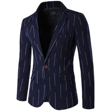 Plus Size Mens Suit Dress Blazer Jackets Stylish 2017 New Coat Mens Suits Jacket Fashion Tops Navy 0476