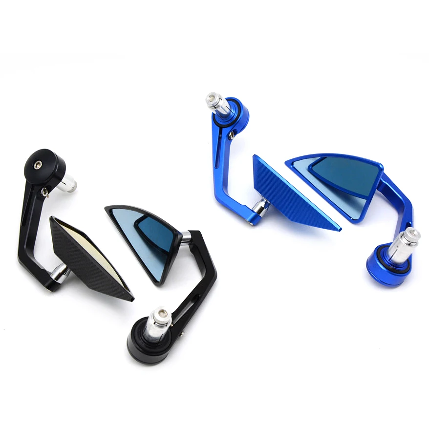 

for 7/8""22mm handle bar Custom bar end mirror cnc round motorcycle rearview mirrors FOR DUCATI Street Fighter 696 796 796 848