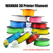 WANHAO PLA нить 3 мм 1 кг/рулон 28 цвета на выбор для всех FDM 3d принтер 3 мм PLA/PETG/PVA пластик